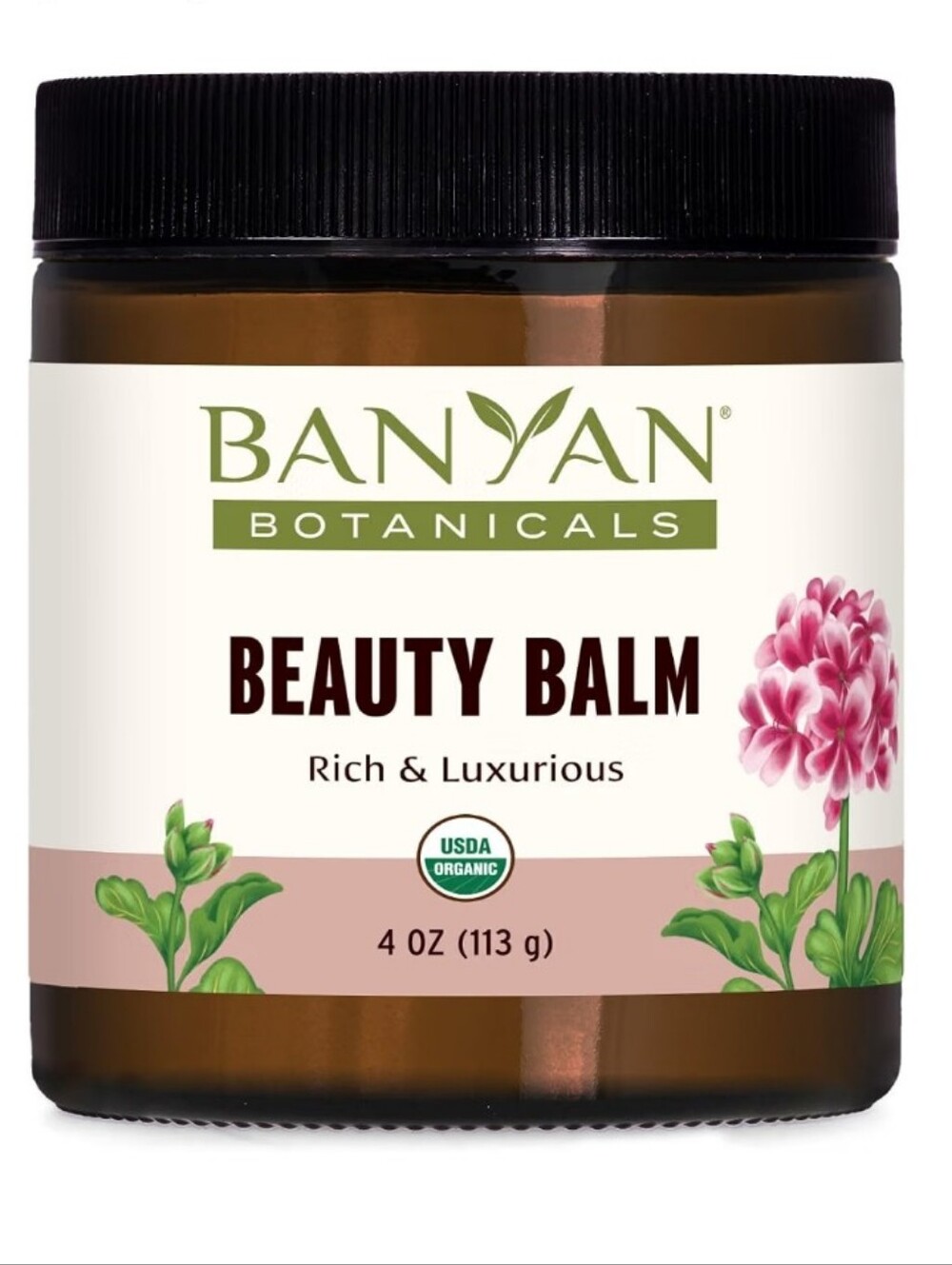 NIB Banyan Botanicals Beauty Balm Organic Face & Body Moisturizer Shatavari $26